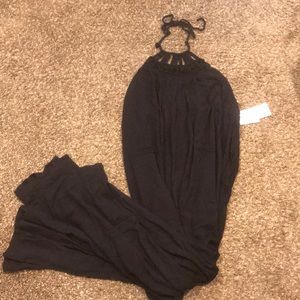 NWT JustFab crochet maxi dress